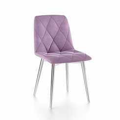 Стул Ричи (каркас хром тк. коллекции Велюр сирень) Стул Ричи (каркас хром тк. коллекции Велюр сирень)