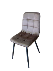 Стул Y2017 (каркас черный тк. коллекции Велюр коричневый (S46))