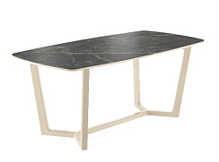 Стол  Фрейм  1800*900*750 (мрамор черный/ ноги дуб нордик) Стол  Фрейм  1800*900*750 (мрамор черный/ ноги дуб нордик)
